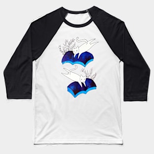 Book Cats Baseball T-Shirt